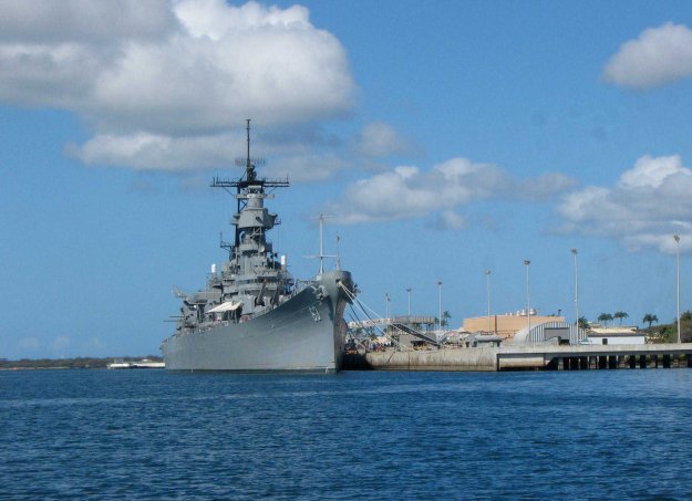 Battleship in Pearl Harbour